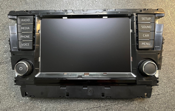 Reparatur Anzeige- Bedieneinheit für Skoda Radio MIB2 APU LED Touchscreen Display defekt erneuern